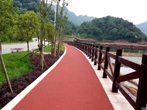 彩色噴涂路面
