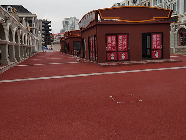 彩色路面改色